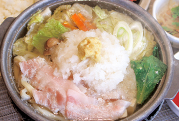 生姜とみぞれの塩糀鍋定食